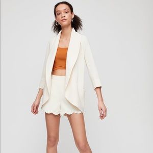 Aritzia Wilfred Chevalier Jacket Blazer in Ivory
